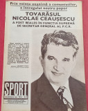 Revista SPORT nr.11/noiembrie 1984 (prezentare GLORIA BUZAU)