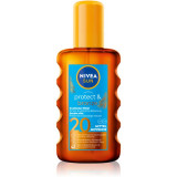 Nivea Sun Protect &amp; Bronze ulei de bronzat pentru piele uscata SPF 20 200 ml