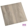 Placi de pardoseala autoadezive 55 buc. gri taupe PVC 5,11 m&sup2;