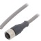 Cablu M12 5 pini, 3m, IP67