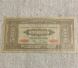Bancnota 50000 marek 1922 Polonia