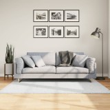 vidaXL Covor &bdquo;OVIEDO&rdquo;, fire scurte, gri, 120x170 cm