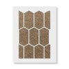 Sablon Perete vopsire, tencuiala 900x600x0.7mm Elongated Hexagon Refolosibil, model MXSP7099, Oem
