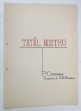 TATAL NOSTRU de P. CESNOKOV , transcris de I.D. CHIRESCU , PARTITURA CU TEXT , 1973