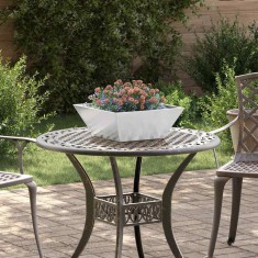 vidaXL Ghiveci de Grădină 5 pcs Argintiu 40 x 40 x 15 cm
