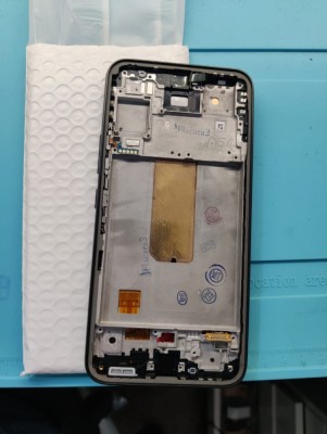 Display A54 Oled, cu rama, Negru foto