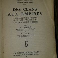 Des clans aux empires / par A. Moret et G. Davy