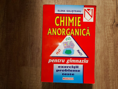 CHIMIE ANORGANICA PENTRU GIMNAZIU - ELENA GOLISTEANU foto