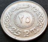 Cumpara ieftin Moneda exotica 25 QIRSH / PIASTRI - EGIPT, anul 2012 * cod 1636, Africa