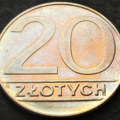 Moneda 20 ZLOTI - POLONIA, anul 1989 * Cod 1505