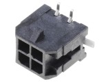 Soclu cablu-placă Micro-Fit 3.0 3mm 4 PIN SMT 5A 600V