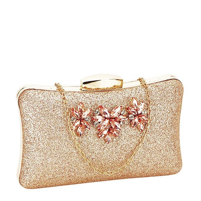 Clutch sampanie cu brosa BYH814 05
