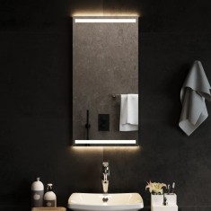 vidaXL Oglindă de baie cu LED, 40x80 cm