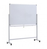 Tabla magnetica multifunctionala pe stand mobil 120x180 cm, 2 fete, Extra (7 ani garantie)