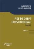 Fișe de drept constituțional (Vol. 1) - Paperback brosat - Marieta Safta, Iulia Elena Nistor - Hamangiu
