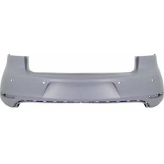 Bara spate Vw Golf 6 (5k) 10.2008- Model Gti/Gtd, Grunduita, cu gauri senzori parcare, 5K6807417HGRU