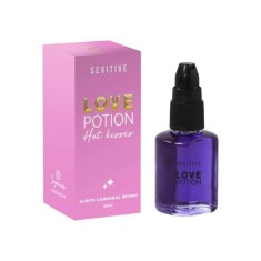 Ulei comestibil SEXITIVE Love Potion - Red Fruits, pentru masaj și sex oral, efect de &icirc;ncălzire, aromă de fructe roșii, 30 ml (P13960)