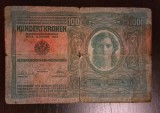 Bancnota Austria - 100 Kronen 1912