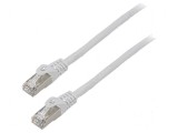 Patch cord F/UTP 6 litat CCA PVC gri 1m 26AWG, Lanberg