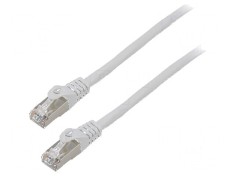 Patch cord F/UTP 6 litat CCA PVC gri 1m 26AWG foto