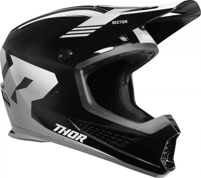 Casca cross/atv Thor Sector 2 Carve, culoare negru/alb, marime XL Cod Produs: MX_NEW 01108117PE