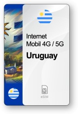 eSIM Internet Uruguay, valabil 15 zile, trafic Nelimitat, Premium foto