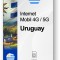 eSIM Internet Uruguay, valabil 7 zile, trafic Nelimitat