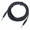 Cablu Instrument Jack 6.3 Mama-Mama 6m Pronomic Stage INST-6T Textil Negru Profesional