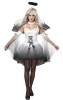 Z304 Costum Halloween inger negru, M