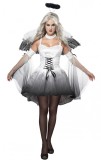 Z304 Costum Halloween inger negru, M