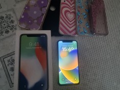 Smartphone Apple Iphone X 256GB White Liber icloud/retea Fara Faceid Livrare gratuita!