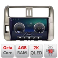 Navigatie Toyota Prado 2010-2013 C-347 Android Octa Core Ecran 2K QLED GPS 4G 4+32GB 360 KIT-347+EDT-E410-2K CarStore Technology foto