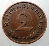 2.805 GERMANIA 2 REICHSPFENNIG 1938 F