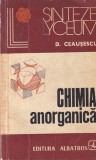 Carte D. Ceausescu - Chimia anorganica, Editura Albatros, 1976, Romana, Brosata, 400 Pagini