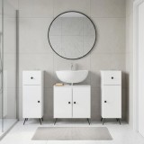 Cumpara ieftin Set de cabinet pentru baie cu 3 piese BREDA 3 buc.