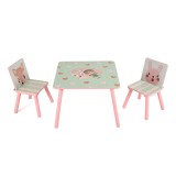 Cumpara ieftin Set 2 scaune +birou Pink Forest UGMBS06-PKF