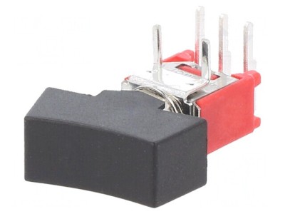 Comutator Rocker SPDT Negru 1A/250VAC 3A/28VDC foto
