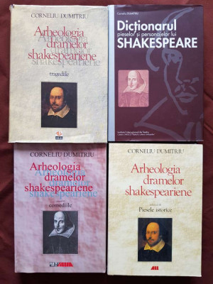 Arheologia dramelor shakespeariene. Dict. personajelor lui Shakespeare (4 vol.) foto