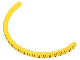 Markere de Marcaj PVC Galben V 1,3-3mm 30-60&deg;C