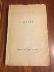 G. Bacovia - Poezii (1957 - cu portret) foto