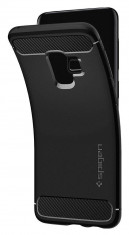 HIBRID ARMURA SPIGEN RUGGED ARMOR Samsung Galaxy S9 NEGRU foto