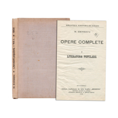 Mihai Eminescu, Opere complete, 1902 foto