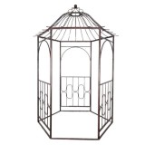 Pavilion/foisor cu arcada pentru gradina, plante cataratoare, metalic, bronz antic, 180x156x275 cm GartenVIP DiyLine
