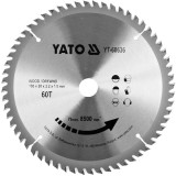 Yato YT-60636 - Panza fierastrau circular lemn 190x20x2.2 mm 60 dinti
