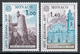 Monaco 1977 Mi 1273/74 MNH - Europa: Peisaje