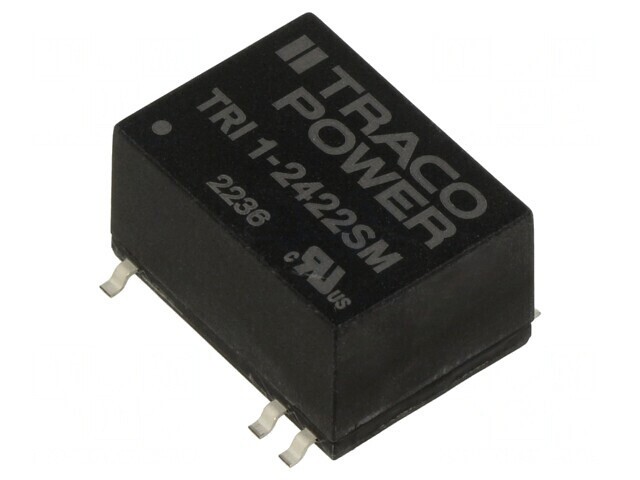 Convertor DC/DC 1W 24V la 12V și -12V