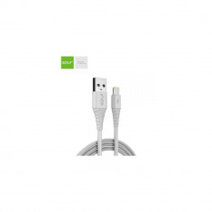 Cablu USB iPhone 5 / 6 / 7 Golf Flying Fish Fast Cable 3A ALB GC-64i
