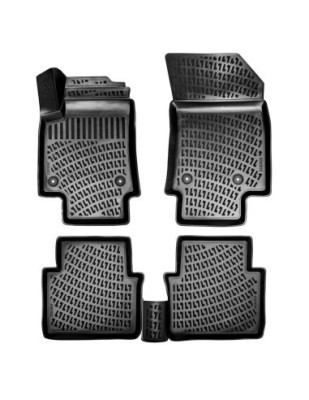 Set covorase auto din cauciuc tip tavita pentru Citroen C3 Aircross 2017- foto