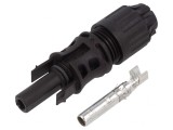 Conector solar mamă drept crimpat MC4 Evo 2 10mm2