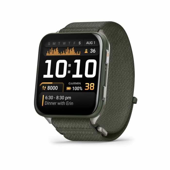 Smartwatch GARMIN 010-02980-03 Negru Verde Gri Slate